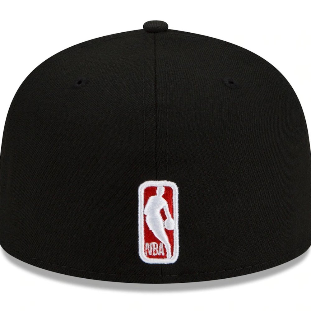 New Era Chicago Bulls City Cluster 59FIFTY Fitted Hat Black - Picture 5 of 6